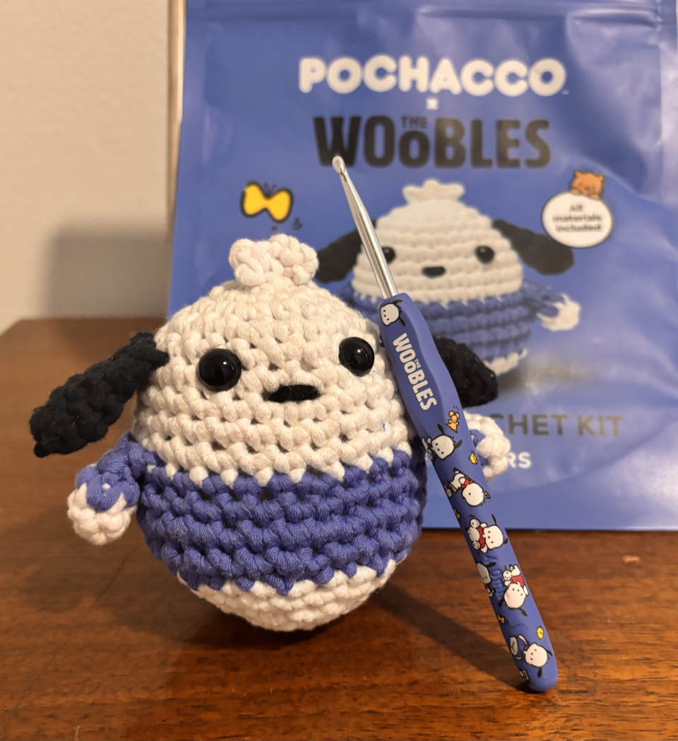 Amigurumi Poodle de Óculos